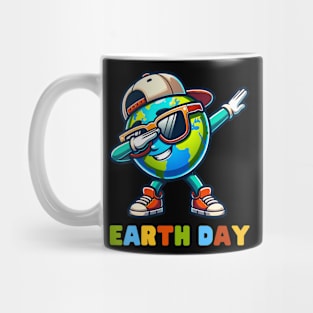 Earth Day 2024 Funny Earth Day Kids Toddler Girls Boys Dab Mug